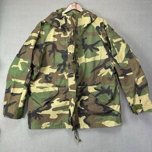 US Military Cold Weather Parka Camouflage Camo‎ Large Reg Coat 8415-01-228-1319